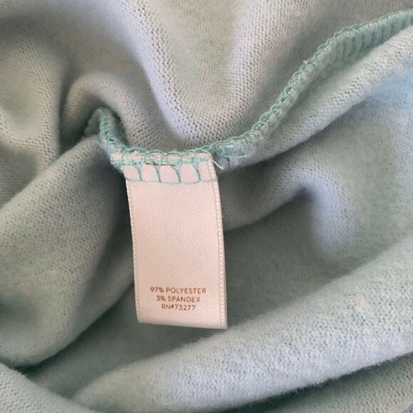 Lauren Conrad Intimates Llama Medium Blue Holiday Pullover Pajama Top Soft - Picture 7 of 8